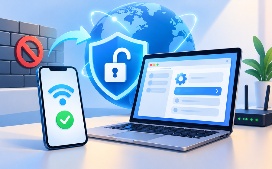 Ảnh minh họa: Hướng dẫn truy cập vào Link nhà cái KUBET khi bị chặn