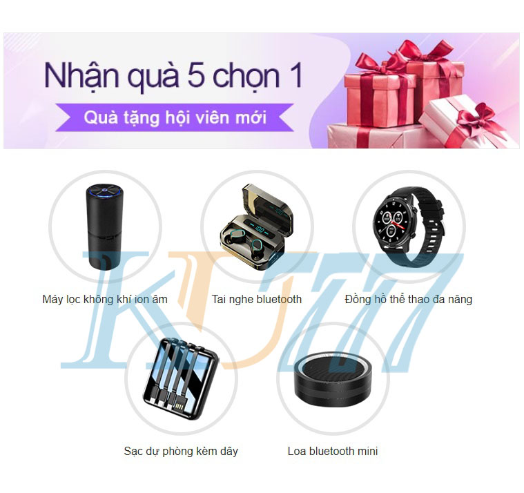 quà 5 chọn 1 ku777 năm 2021