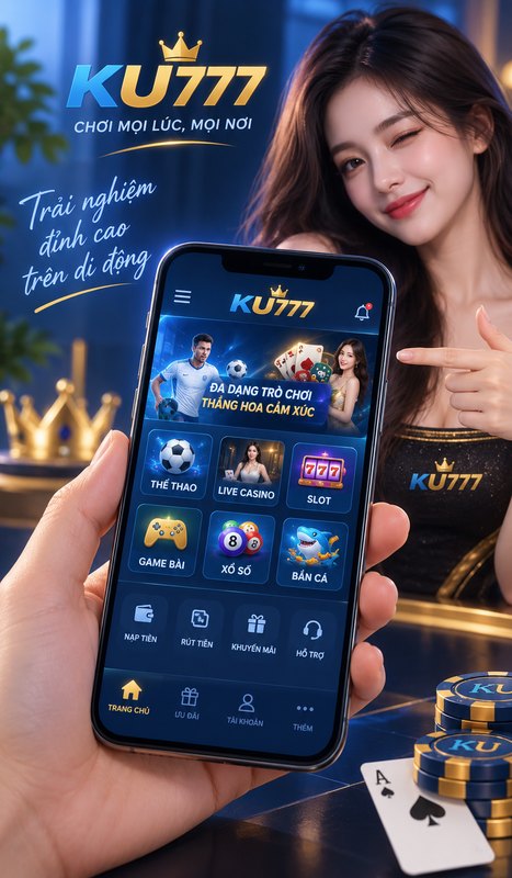 Ảnh minh họa: giao diện ku777 app