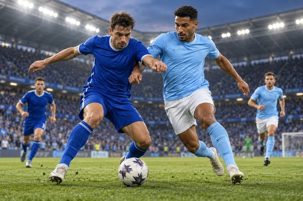 Ảnh minh họa: leicester city-man city