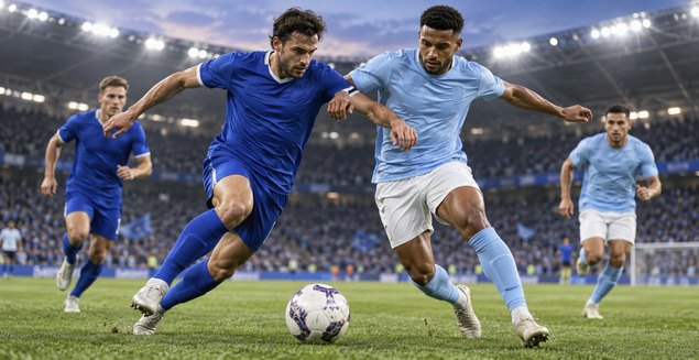 Ảnh minh họa: leicester city-man city